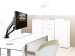 Neomounts NM-D500BLACK Monitor Tischhalterung