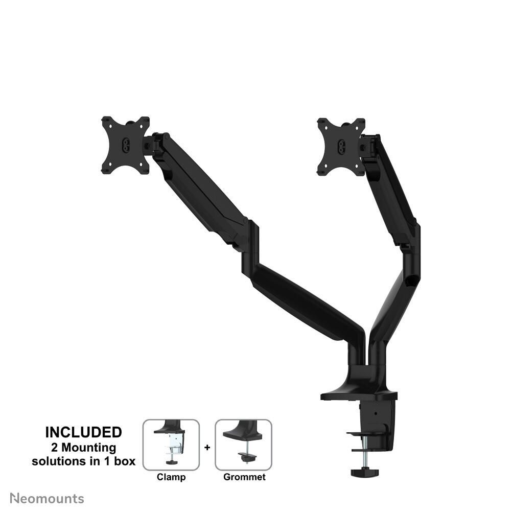 Neomounts NM-D750DBLACK Dual Monitor Tischhalterung