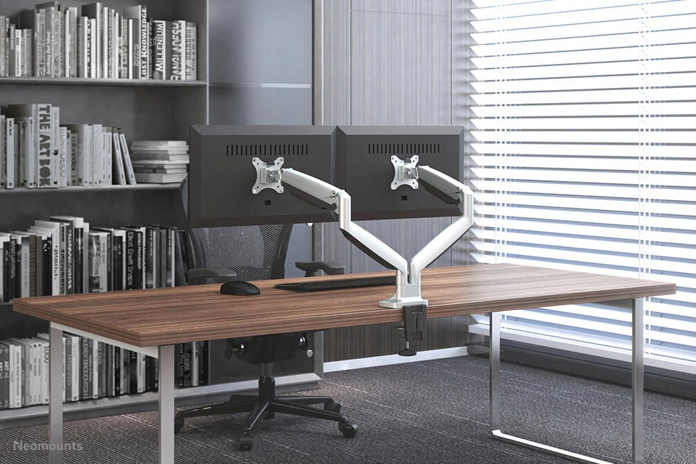 Neomounts NM-D750DSILVER Monitor Tischhalterung