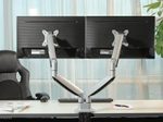 Neomounts NM-D750DSILVER Monitor Tischhalterung