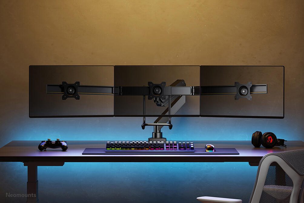 Neomounts NM-D775DX3BLACK Monitor Tischhalterung