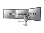 Neomounts NM-D775DX3SILVER dreifach Monitor Tischhalterung