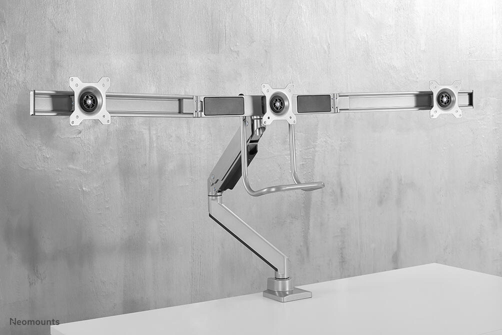 Neomounts NM-D775DX3SILVER dreifach Monitor Tischhalterung