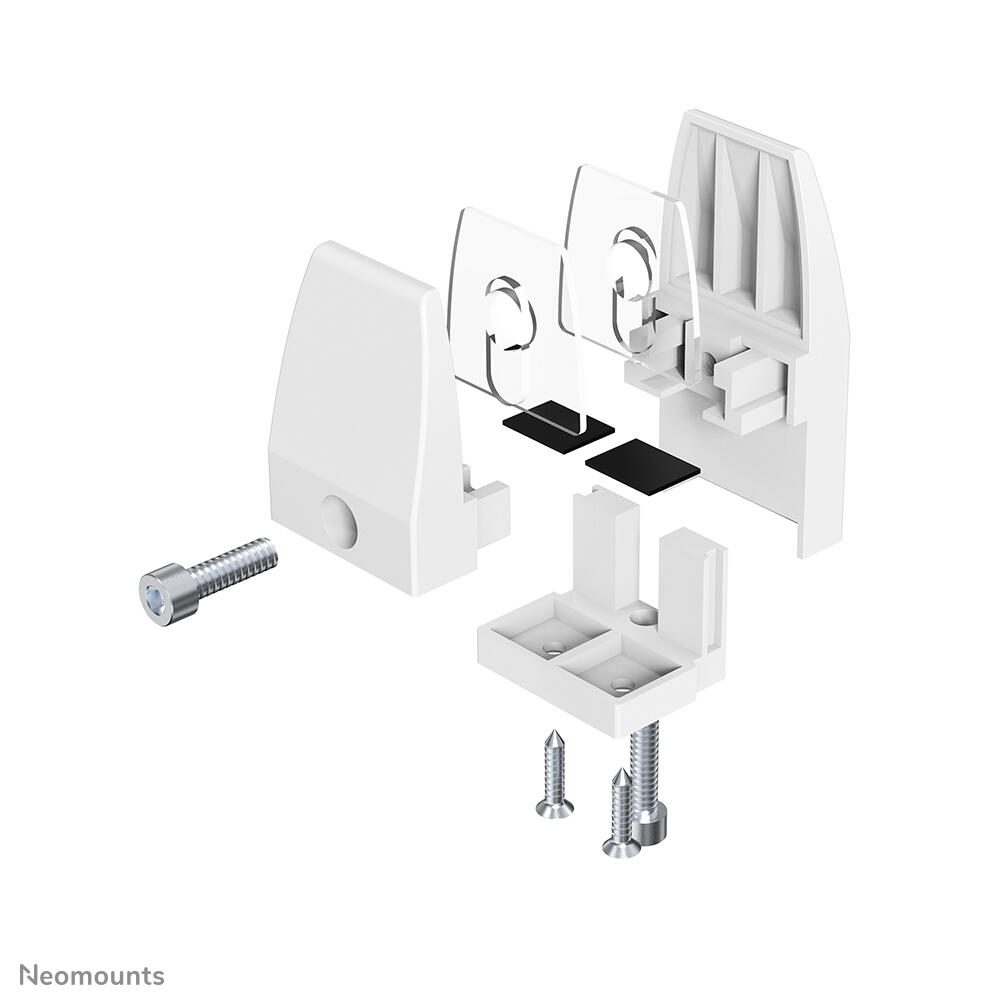Neomounts NS-CLMP40WHITE Klemmensatz für Schreibtisch 2 Stk-