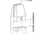 Neomounts NS-CLMP40WHITE Klemmensatz für Schreibtisch 2 Stk-