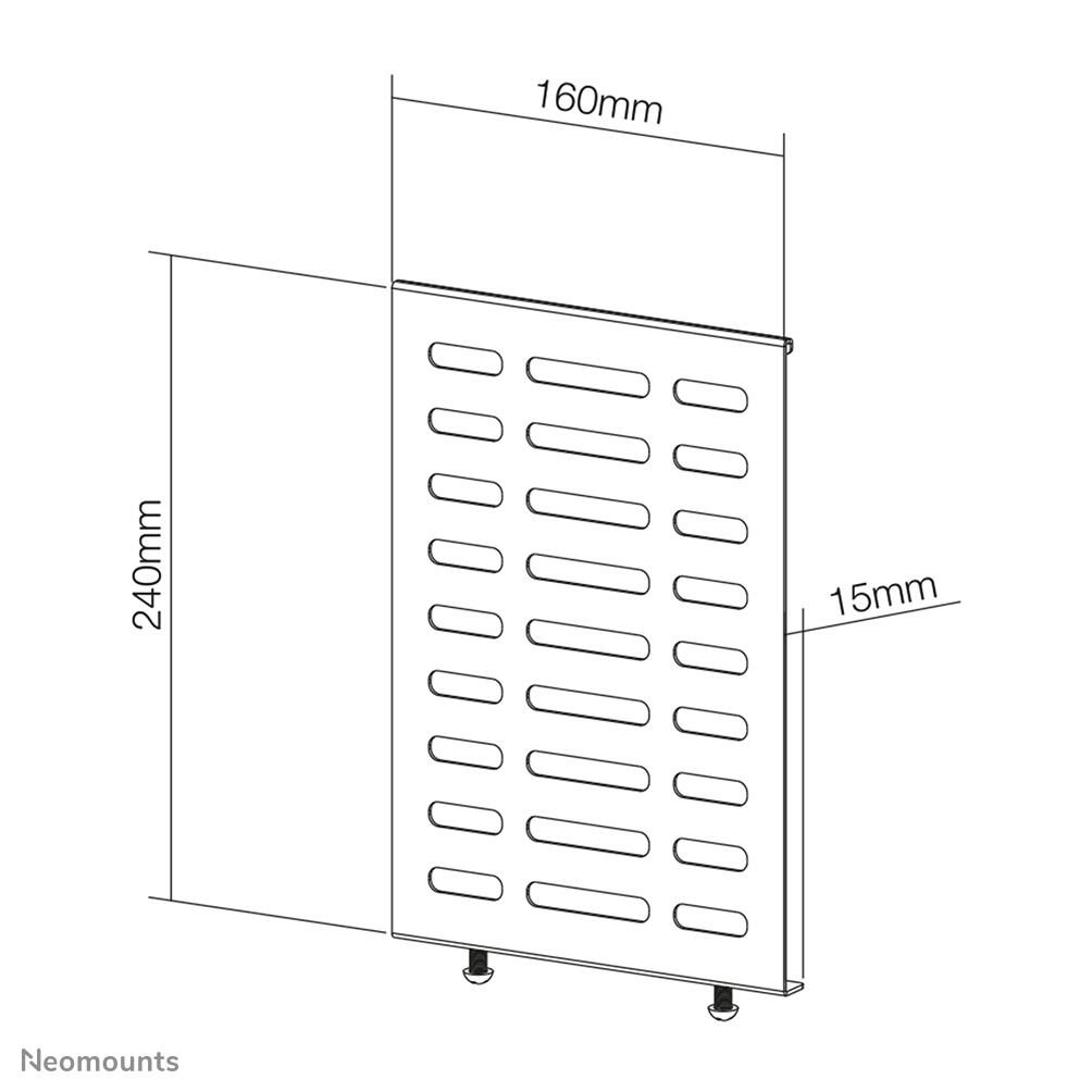 Neomounts NS-MBTC100BLACK PC- und Mediabox-Halterung