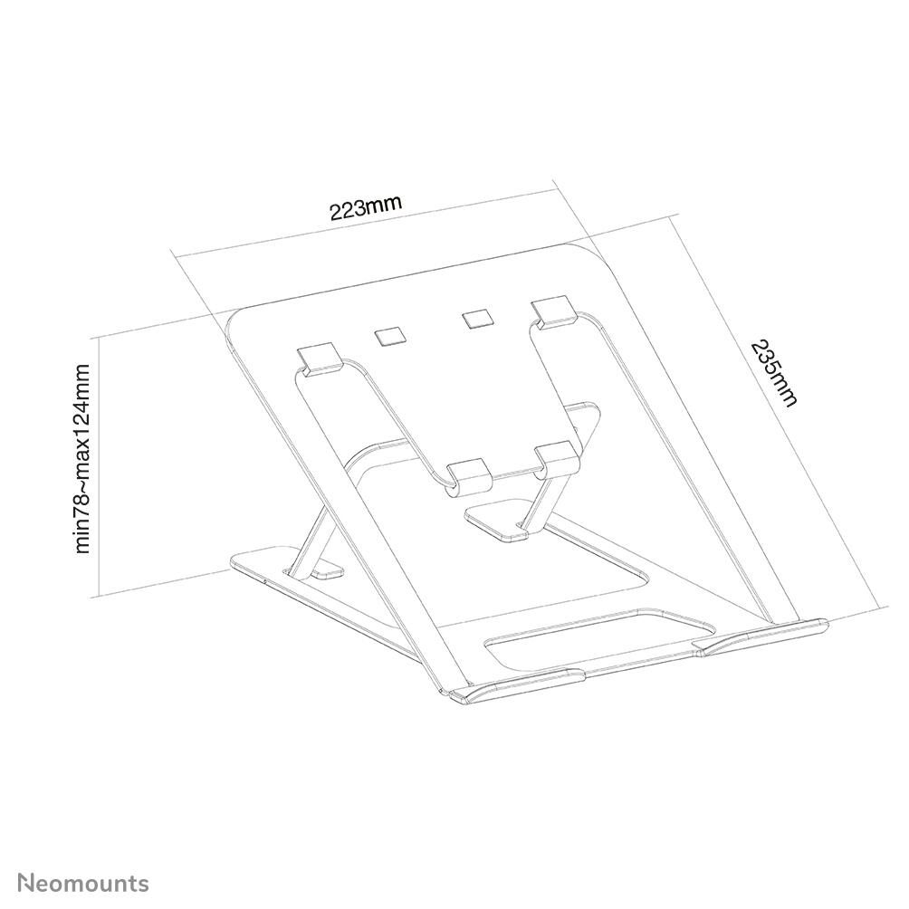 Neomounts NSLS085SILVER Notebookständer