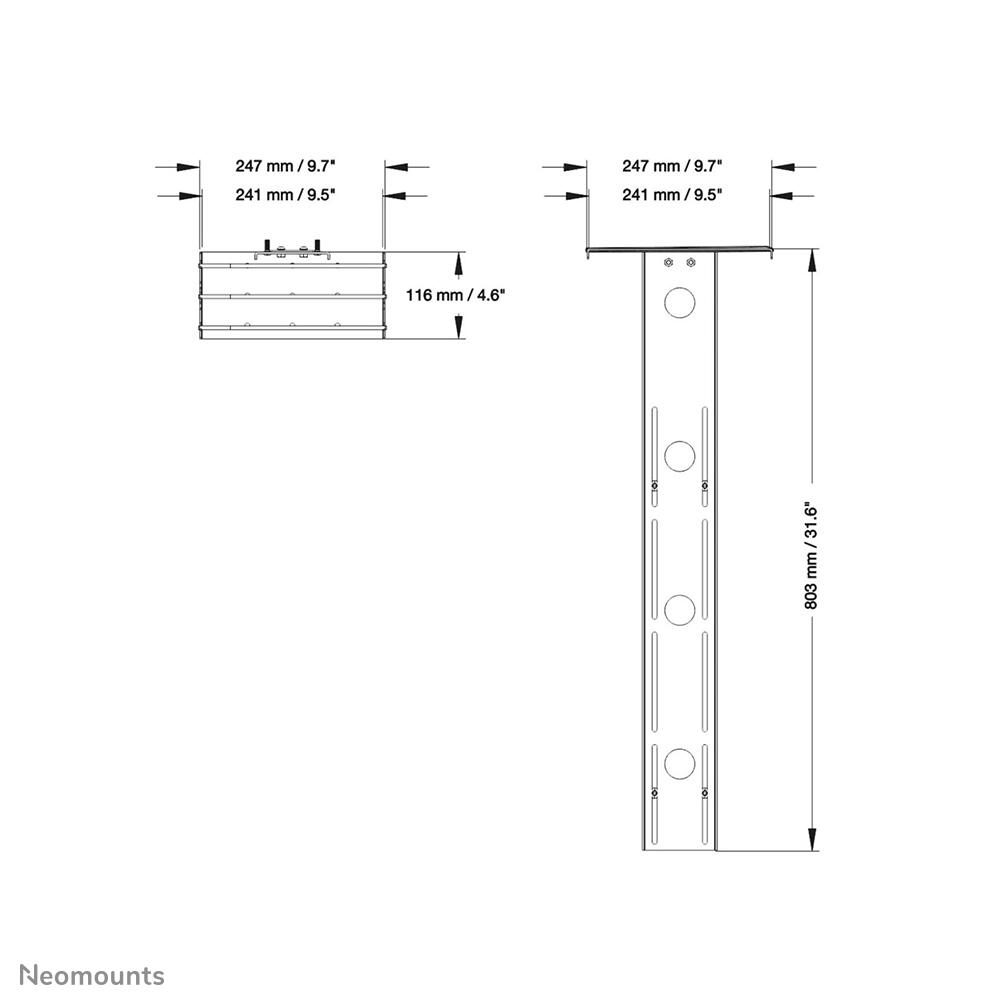 Neomounts PLASMA-M2500CAMSHLF2 Kamerahalterung