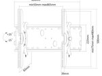 Neomounts PLASMA-W200BLACK Wandhalterung