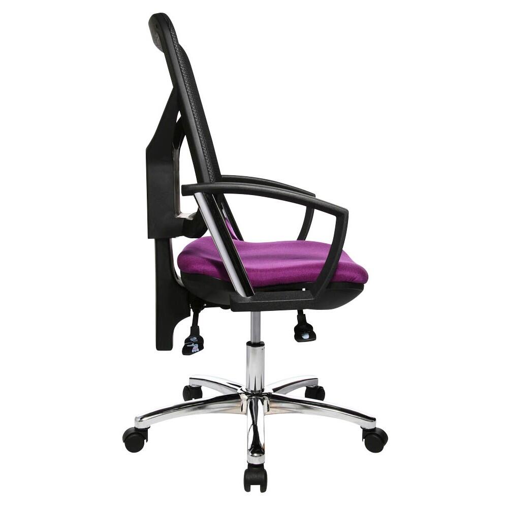Topstar Bürostuhl Ergo Steel Net lila