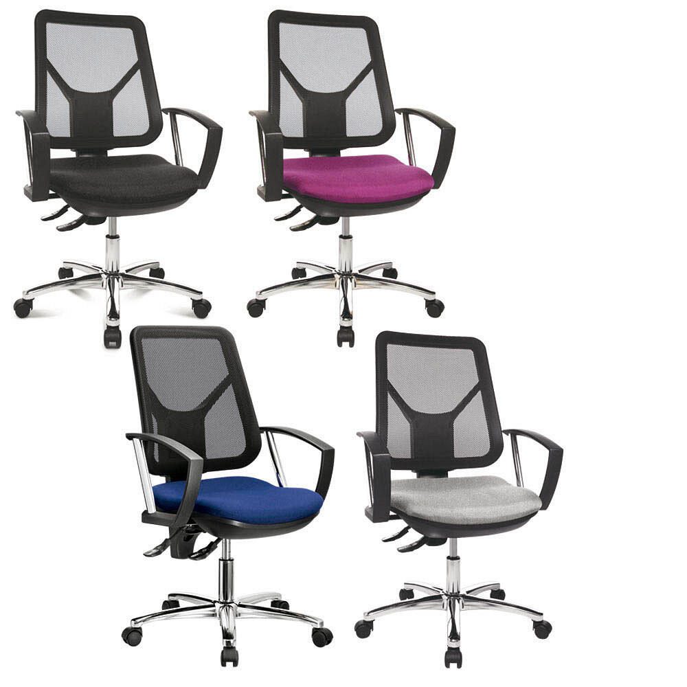 Topstar Bürostuhl Ergo Steel Net lila