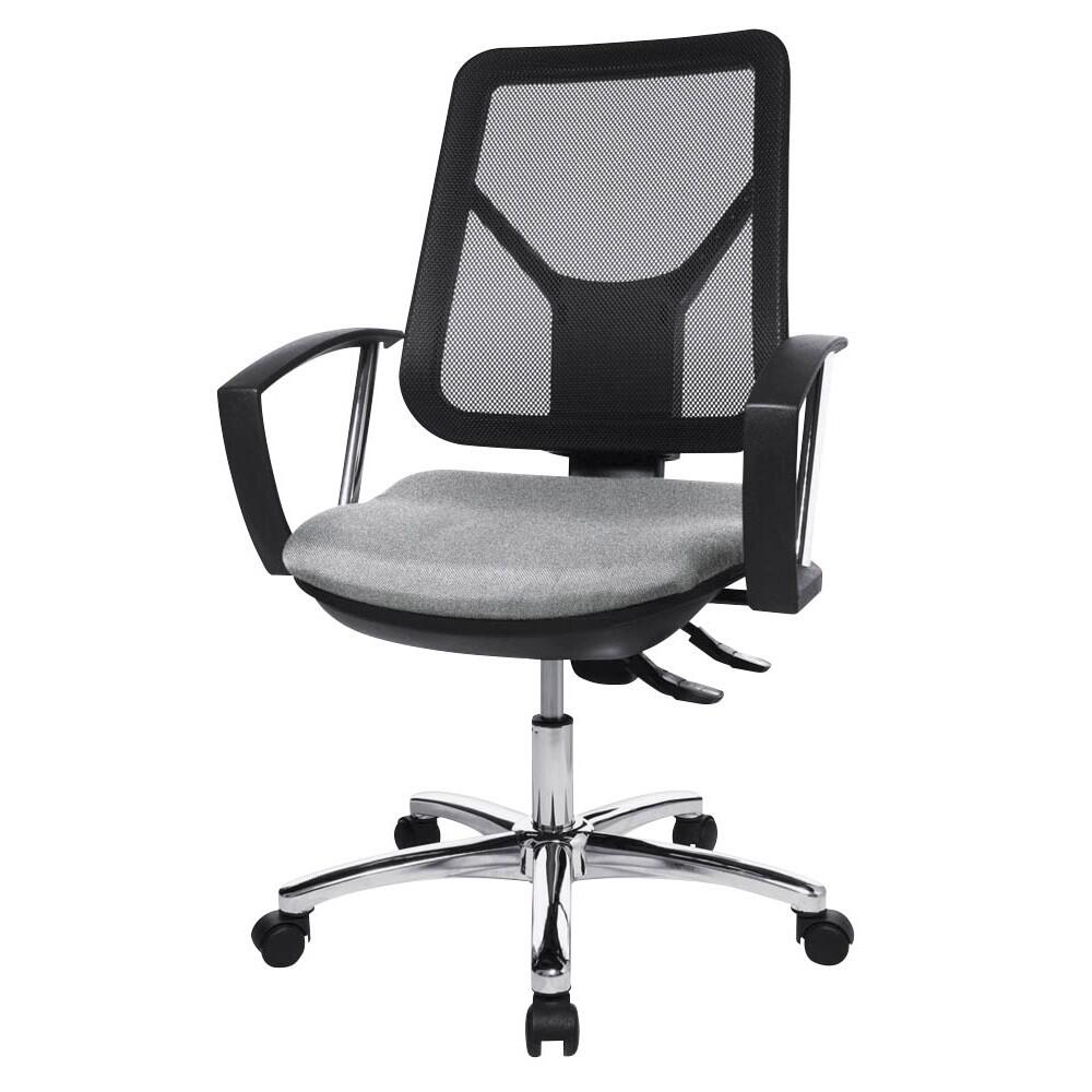 Topstar Bürostuhl Ergo Steel Net grau