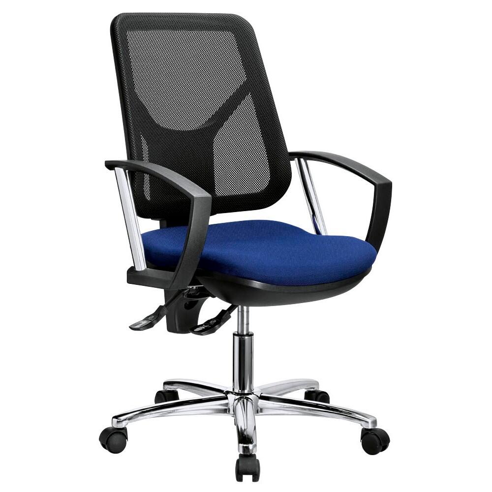 Topstar Drehstuhl ErgosteelNet blau