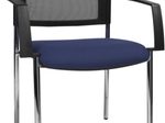 Topstar Besucherstühle BtoB 10 Netz blau