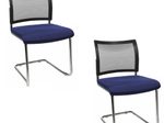Topstar Besucherstühle Visit 20 Net blau