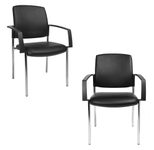Topstar Besucherstühle BtoB 10 BB190A D10 Kunstleder schwarz