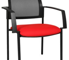 Topstar Besucherstuhl BtoB10 2er rt/sw