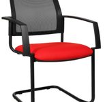 Topstar Besucherstuhl BtoB20 2er rt/sw