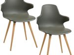 Topstar Besucherstuhl T2020 AL gr/Holz