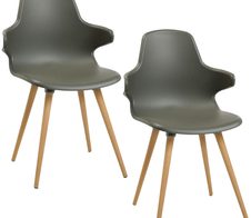 Topstar Besucherstuhl T2020 AL gr/Holz