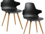 Topstar Besucherstuhl T2020 AL sw/Holz