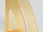HAN Stehsammler antistatisches, schwermetallfreies Polystyrol orange-transparent , DIN C4