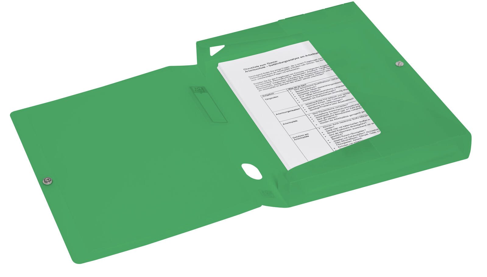 OXFORD Heftbox 4 cm DIN A4 transparent