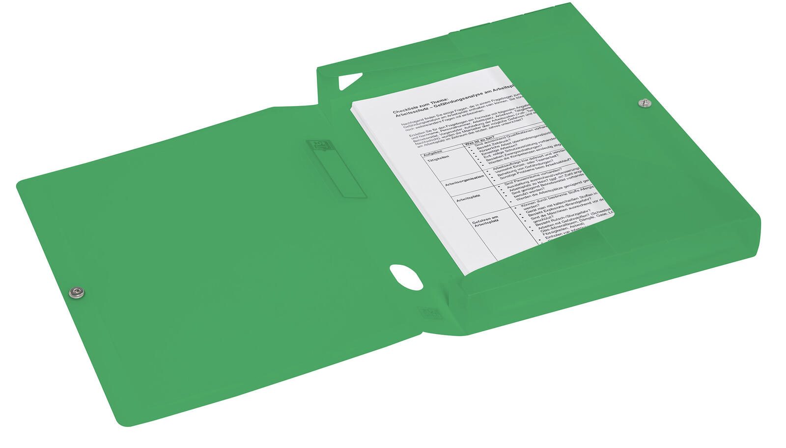 OXFORD Heftbox 4 cm DIN A4 transparent
