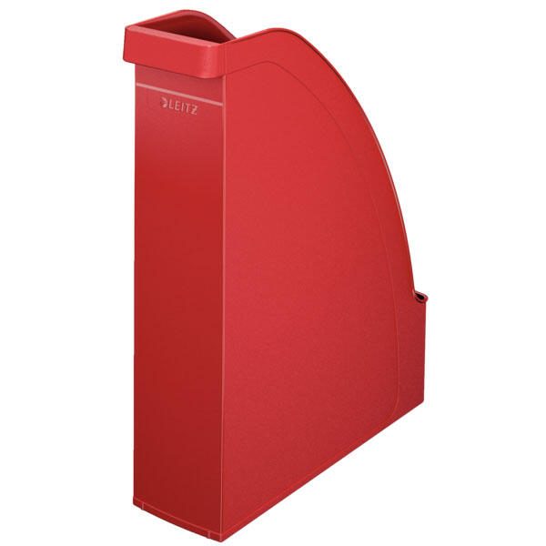 LEITZ Stehsammler Polystyrol rot , DIN A4