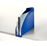 LEITZ Stehsammler Polystyrol blau , DIN A4