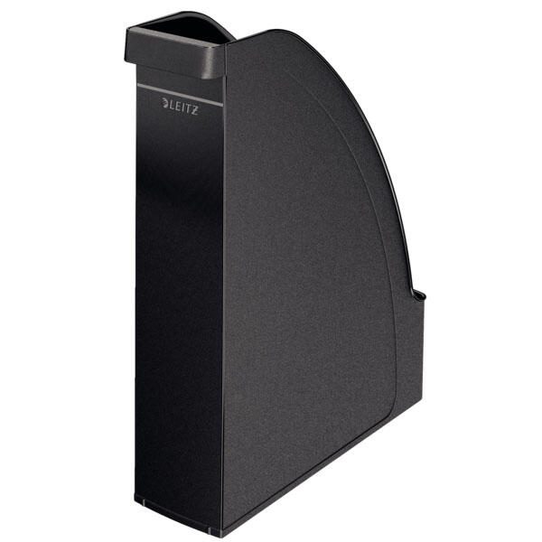 LEITZ Stehsammler Polystyrol schwarz , DIN A4