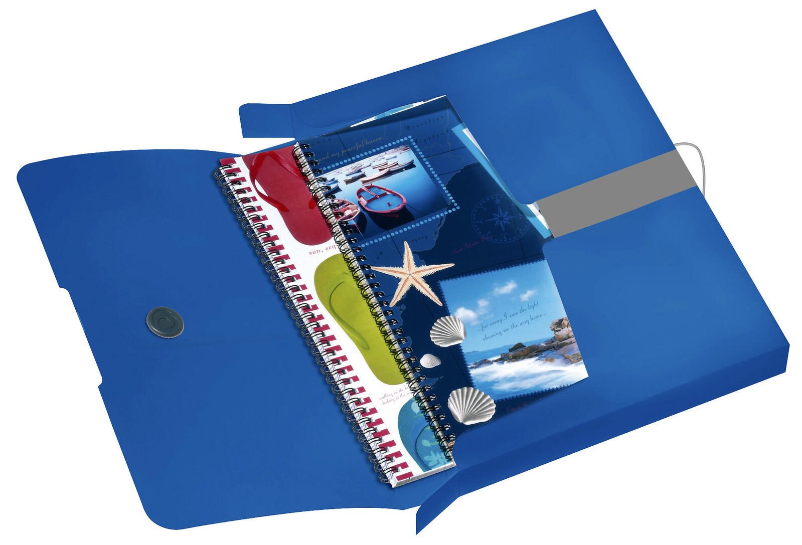 herlitz Heftbox 4 cm DIN A4 blau