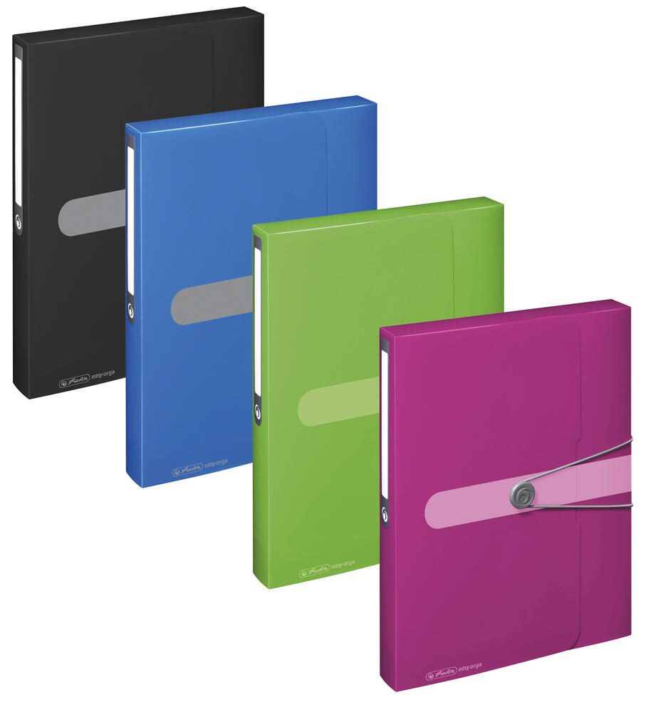herlitz Heftbox 4 cm DIN A4 blau