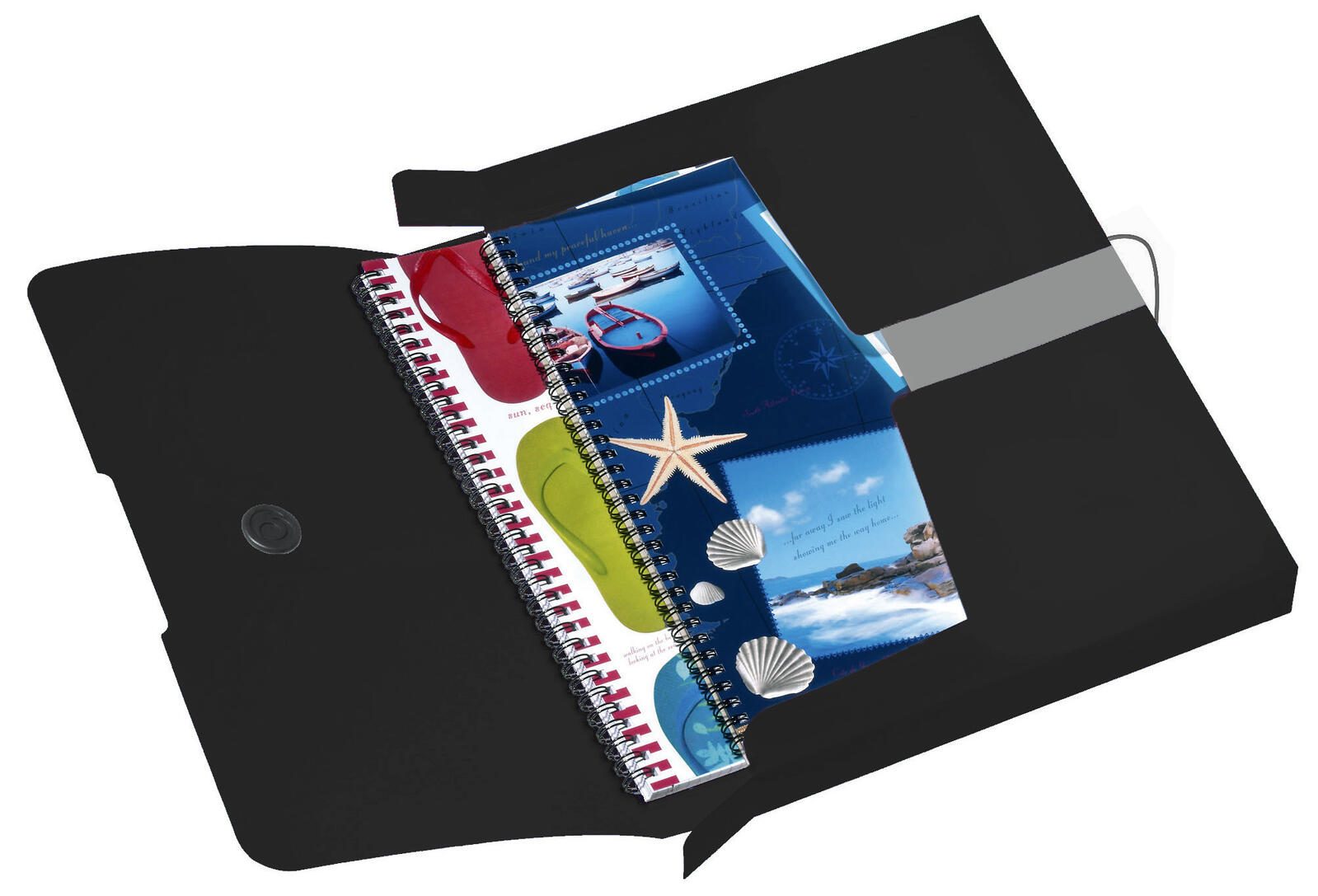 herlitz Heftbox 4 cm DIN A4 schwarz