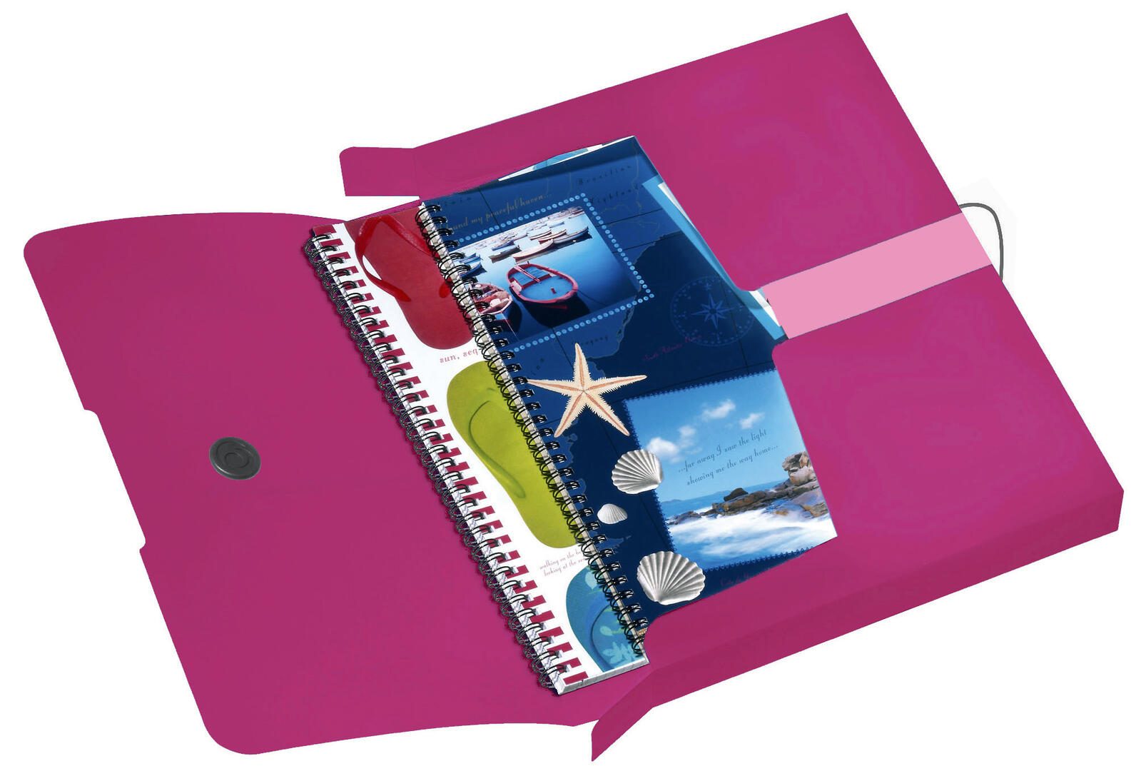 herlitz Heftbox 4 cm DIN A4 pink