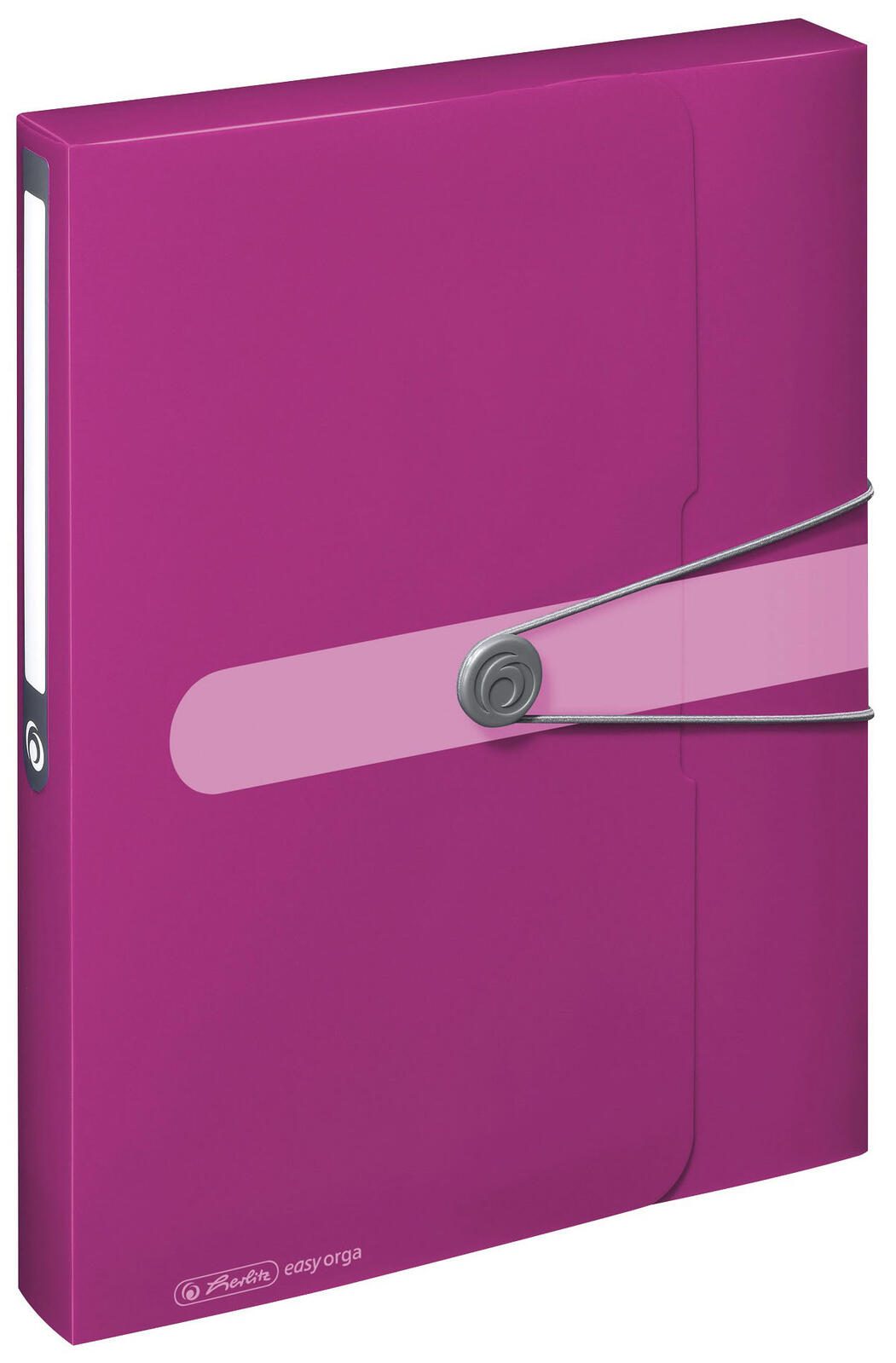 herlitz Heftbox 4 cm DIN A4 pink