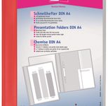 VELOFLEX Schnellhefter DIN A4 überbreit PVC hellrot