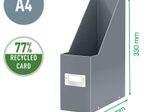 LEITZ Stehsammler Karton, 1.200 g/qm eisblau , DIN A4