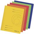 herlitz Schnellhefter DIN A4 Stabiler Manila-Karton 2x rot, gelb, dunkelblau, orange, hellgrün