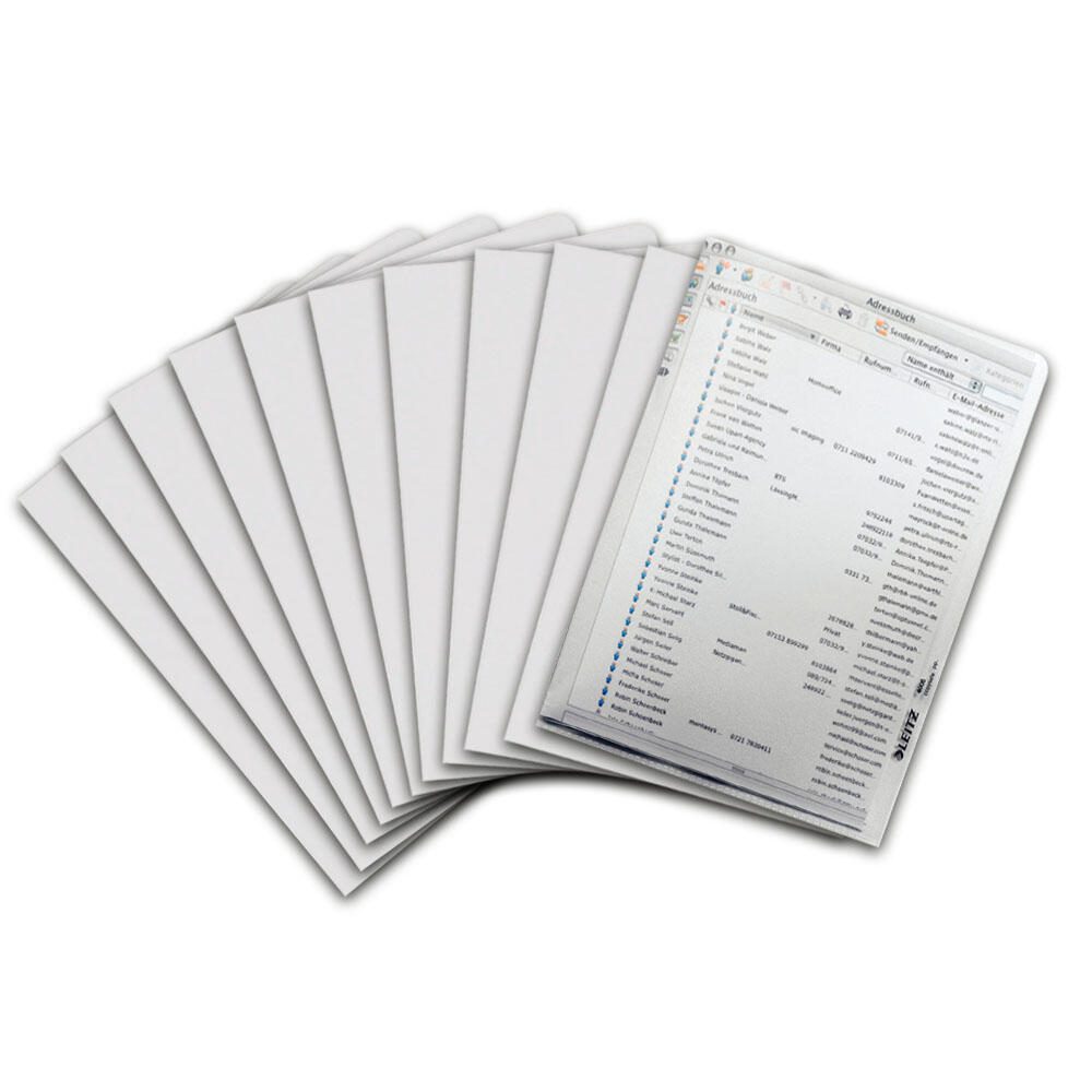 LEITZ Sichthüllen A5 genarbt 0.13 mm