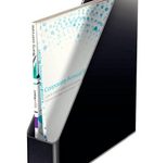 LEITZ Stehsammler Polystyrol schwarz/grau , DIN A4