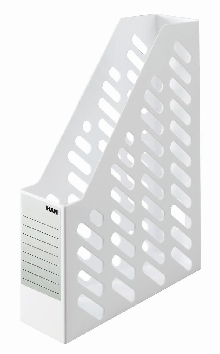 HAN Stehsammler antistatischer, schwermetallfreier Kunststoff weiß , DIN A4