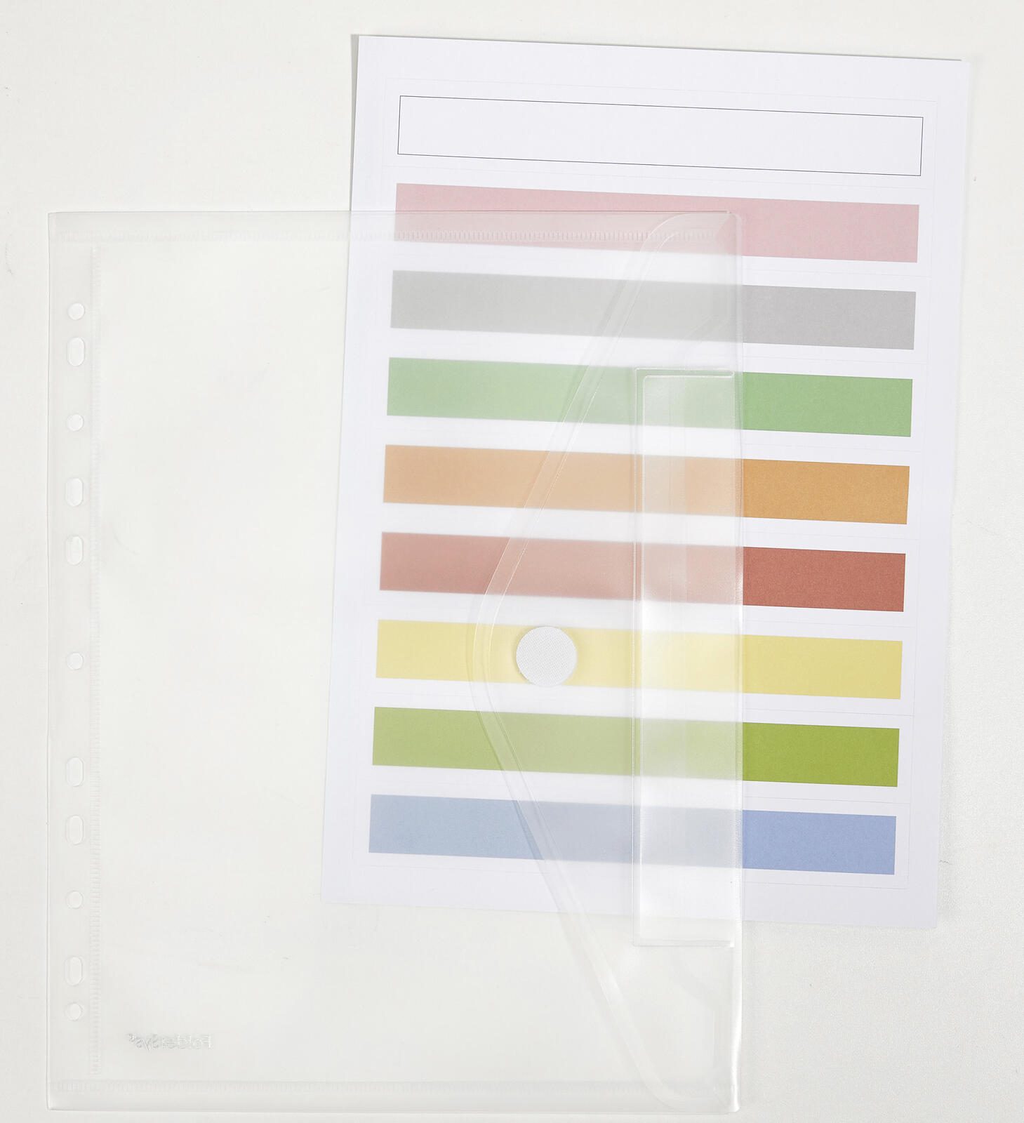 FolderSys Dokumententaschen DIN A4 0.2 mm transparent
