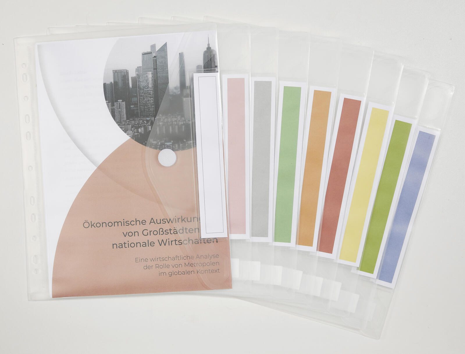 FolderSys Dokumententaschen DIN A4 0.2 mm transparent