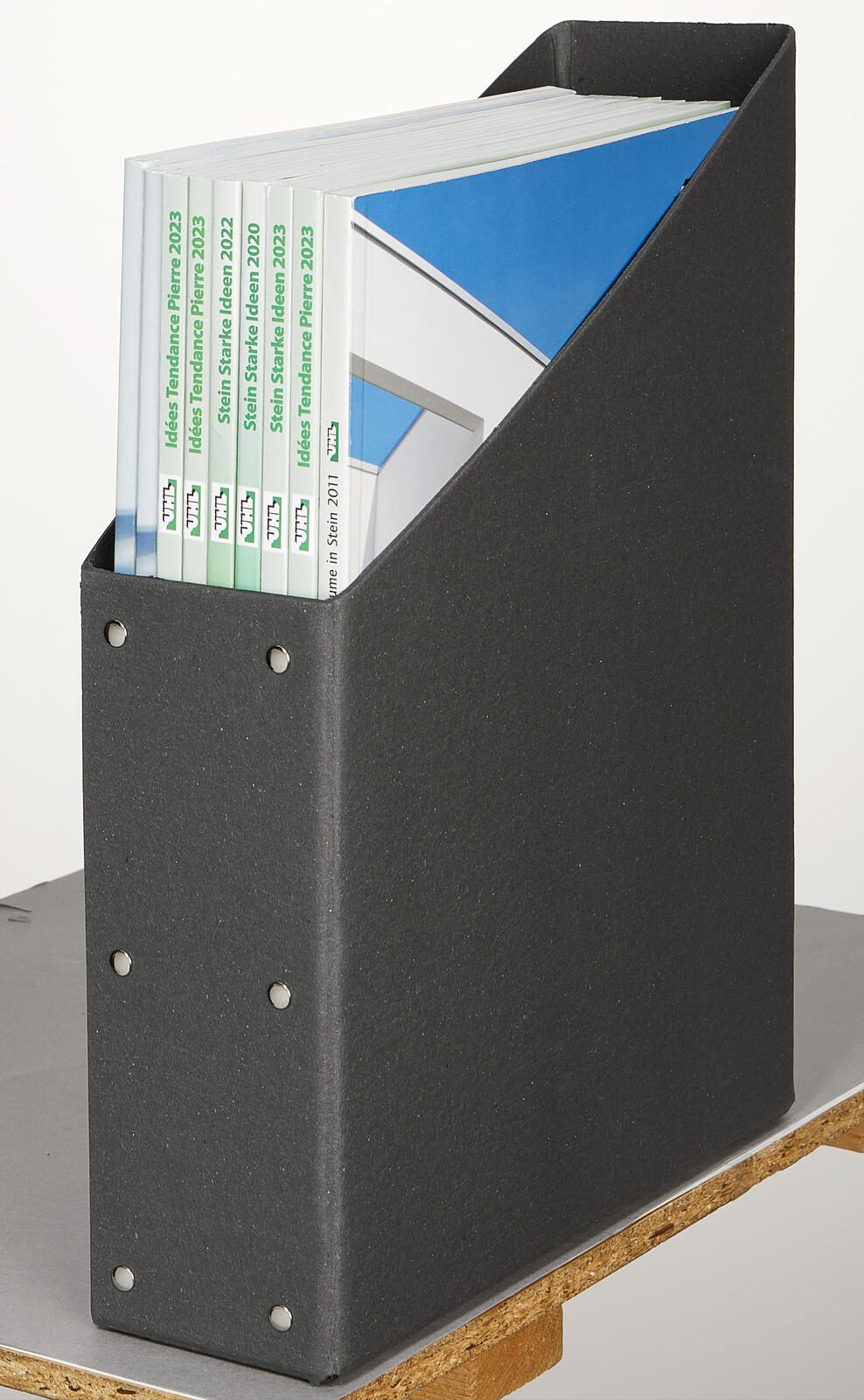 LEITZ Stehsammler Karton schwarz , DIN A4