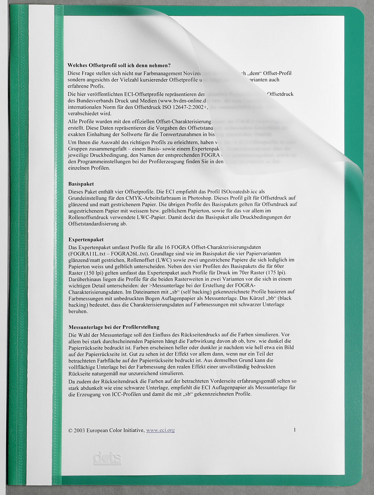 dots Schnellhefter DIN A4 Polypropylen (PP) grün