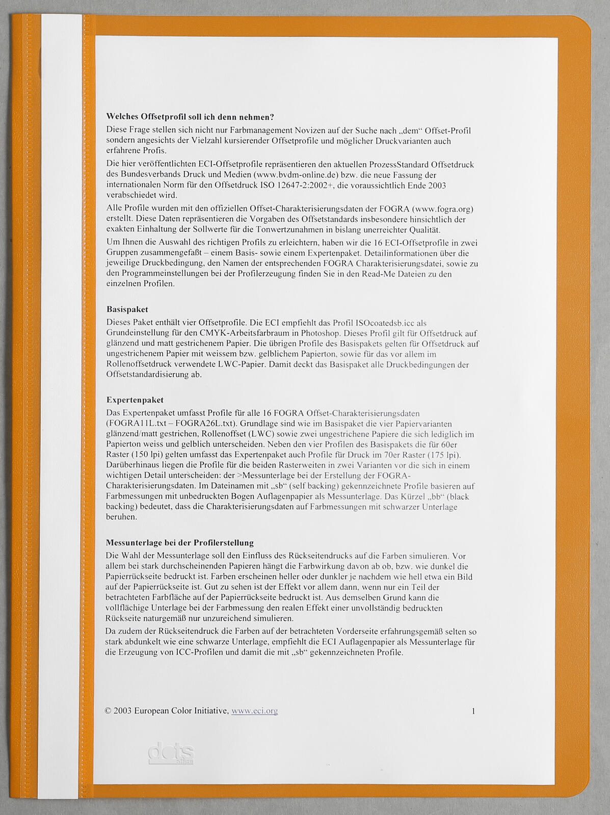 dots Schnellhefter DIN A4 Polypropylen (PP) orange