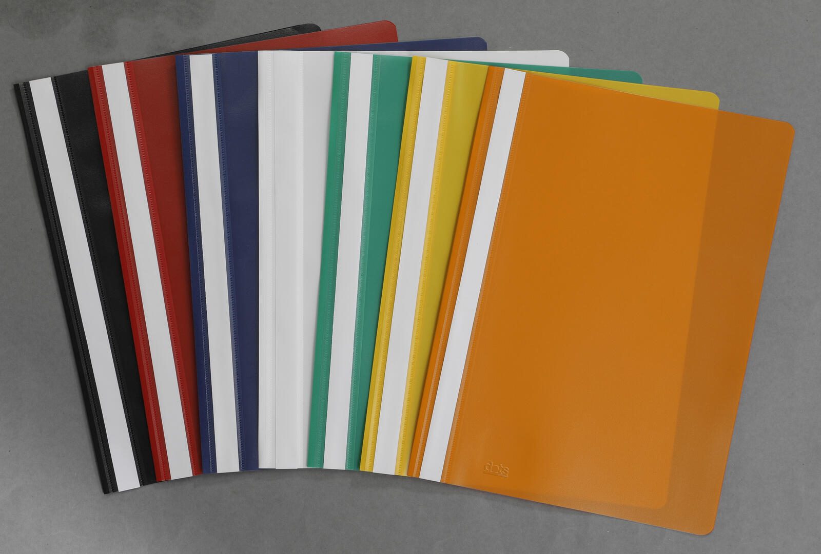 dots Schnellhefter DIN A4 Polypropylen (PP) 5x schwarz, rot, dunkelblau, 3x weiß, grün, 2x gelb, orange