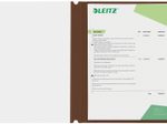 LEITZ Schnellhefter DIN A4 PVC braun