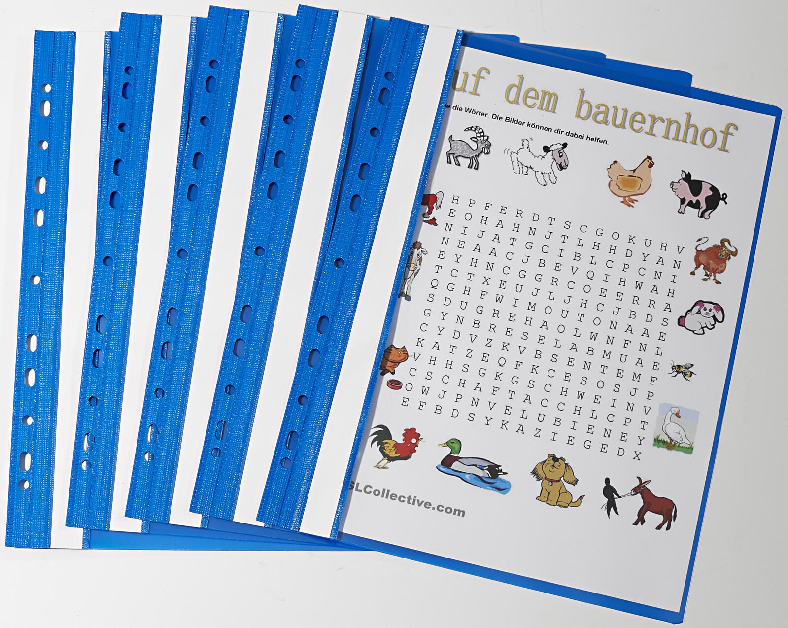Lands Schnellhefter DIN A4 PVC blau
